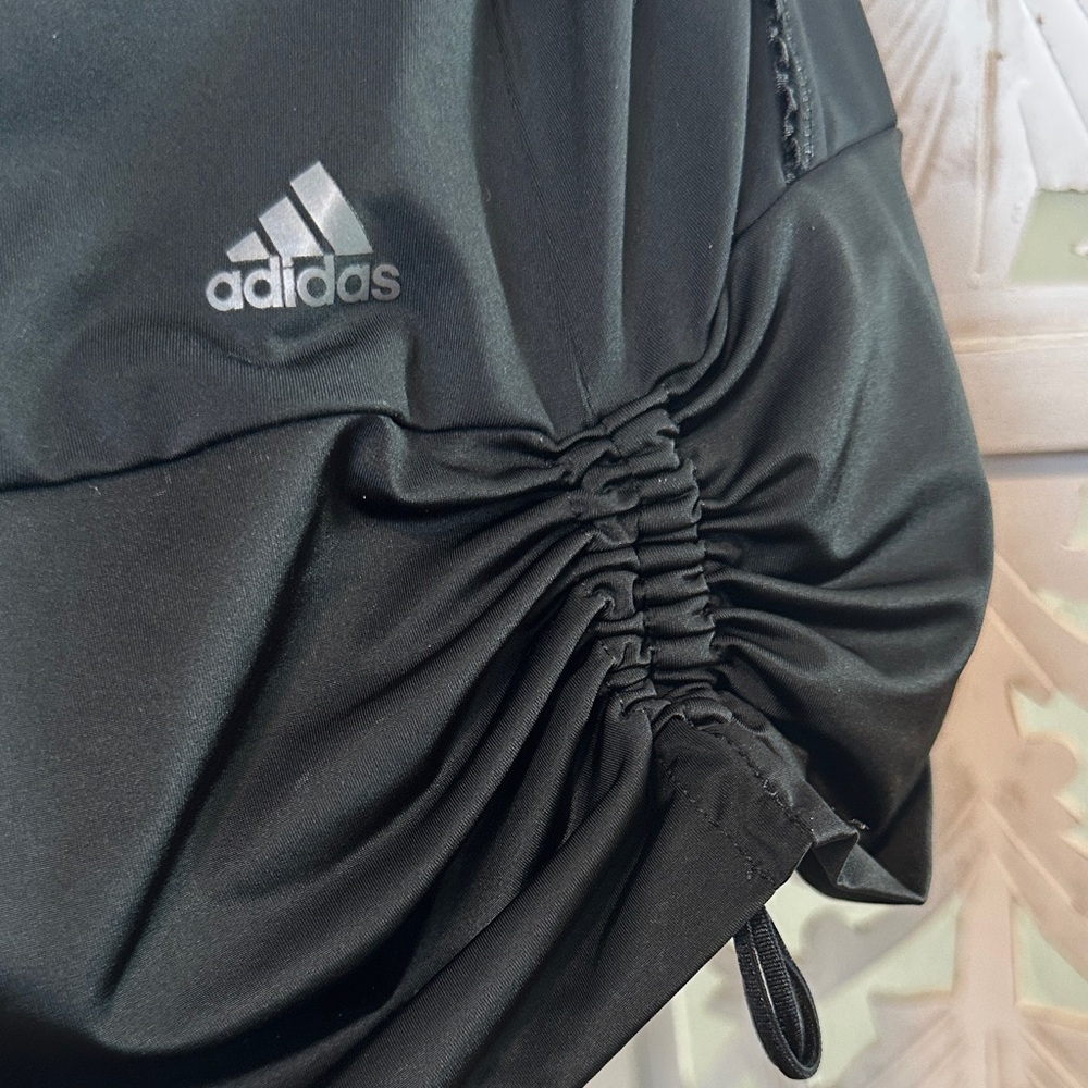 adidas Black Racerback Muscle Tank - Picture 4 of 17